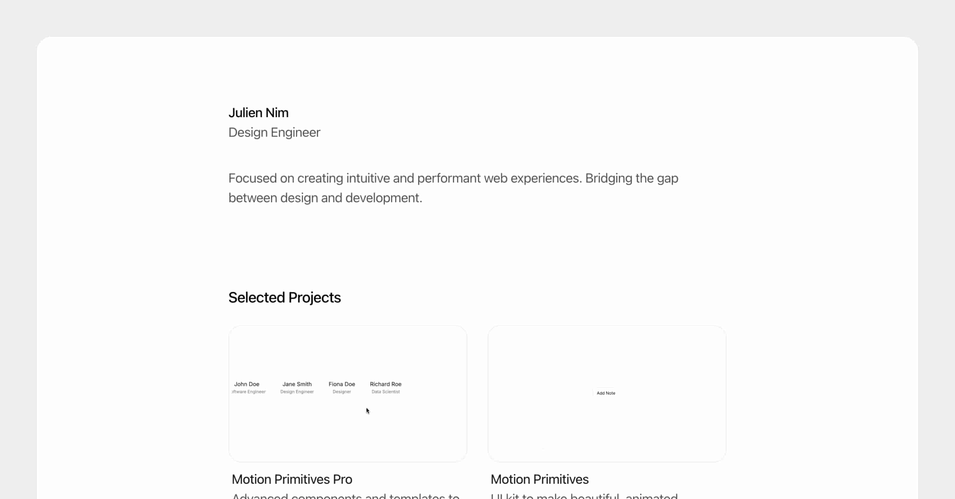 Cover image representing Nim, a personal website template